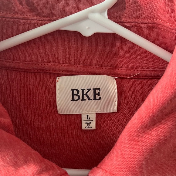 BKE Reverse Fleece Shacket Large - Picture 5 of 10